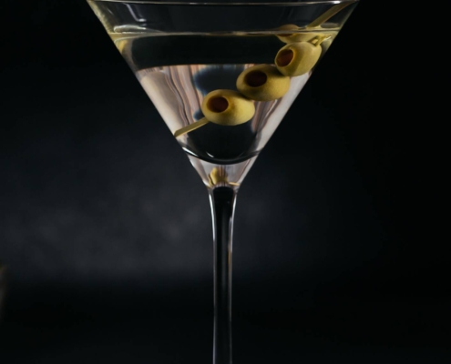 Classic cocktails martini